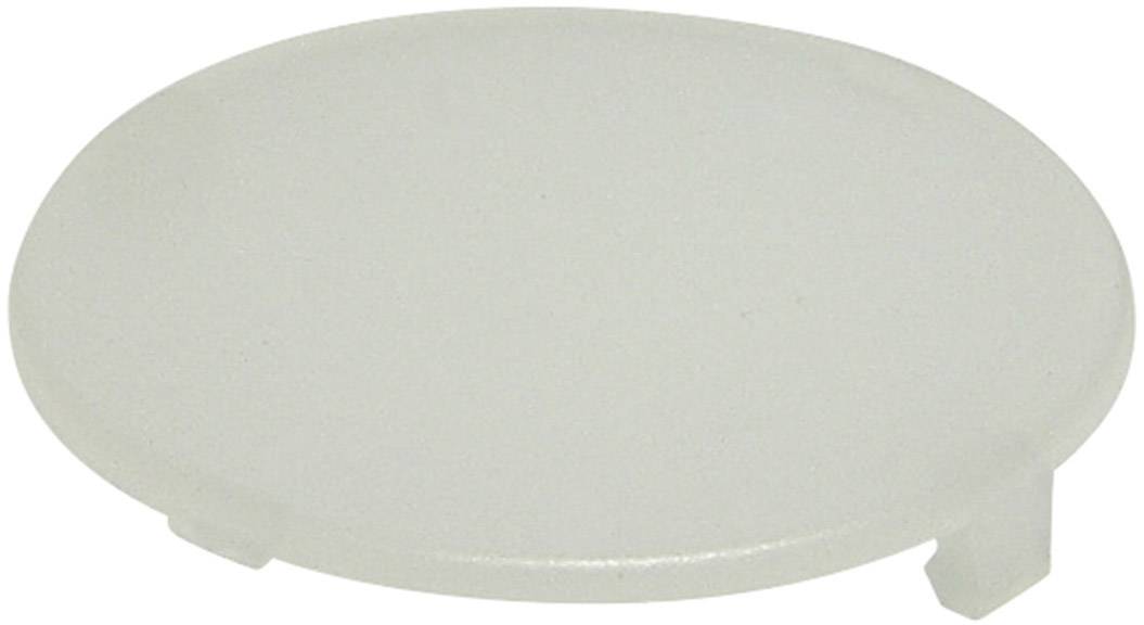 Eine runde, flache Plastikabdeckung, hellgrau, wahrscheinlich für Innenbereiche konzipiert.