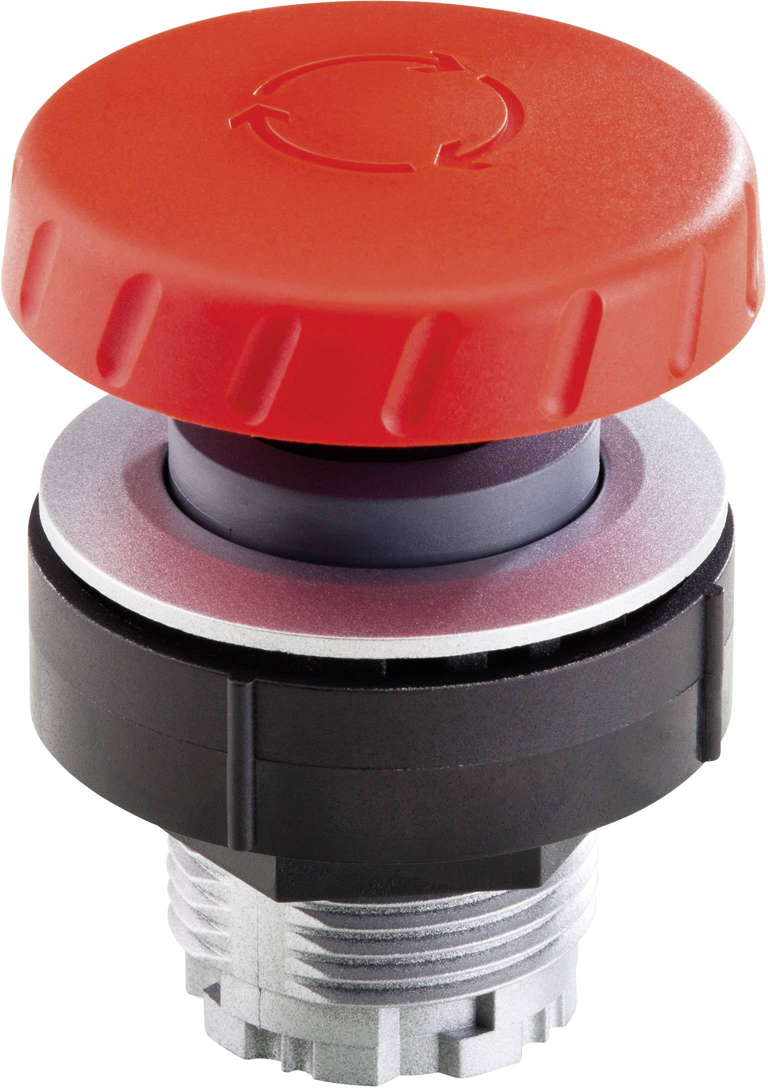 Schlegel KRJMV KOMBITAST R JUWEL KRJMV Pilztaster Edelstahl, Rot Drehentriegelung 10St.