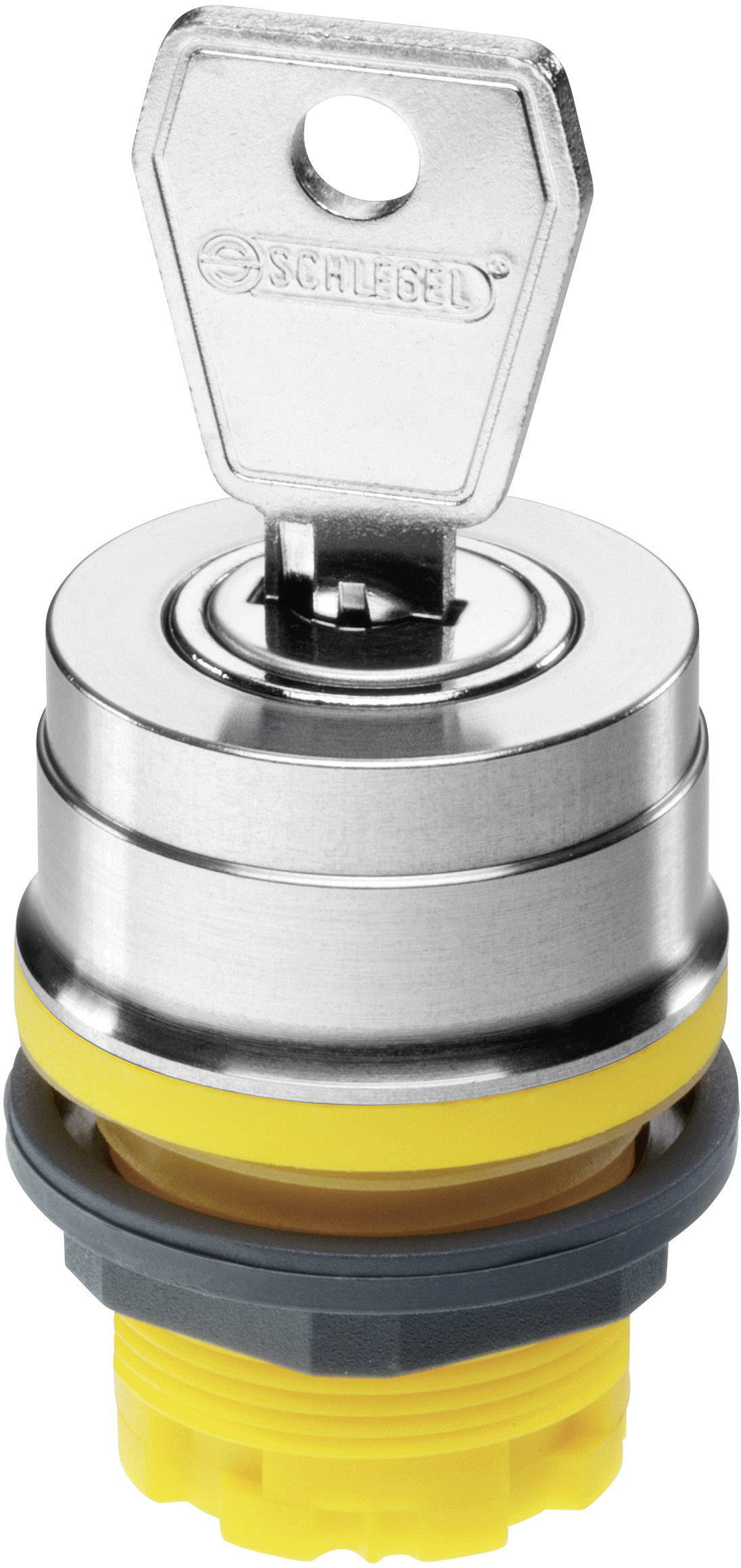 Schlegel RVASSA12E_GB RVASSA12E_GB Schlüsselschalter Gelb 2 x 90° Schlüsselentriegelung 10St.
