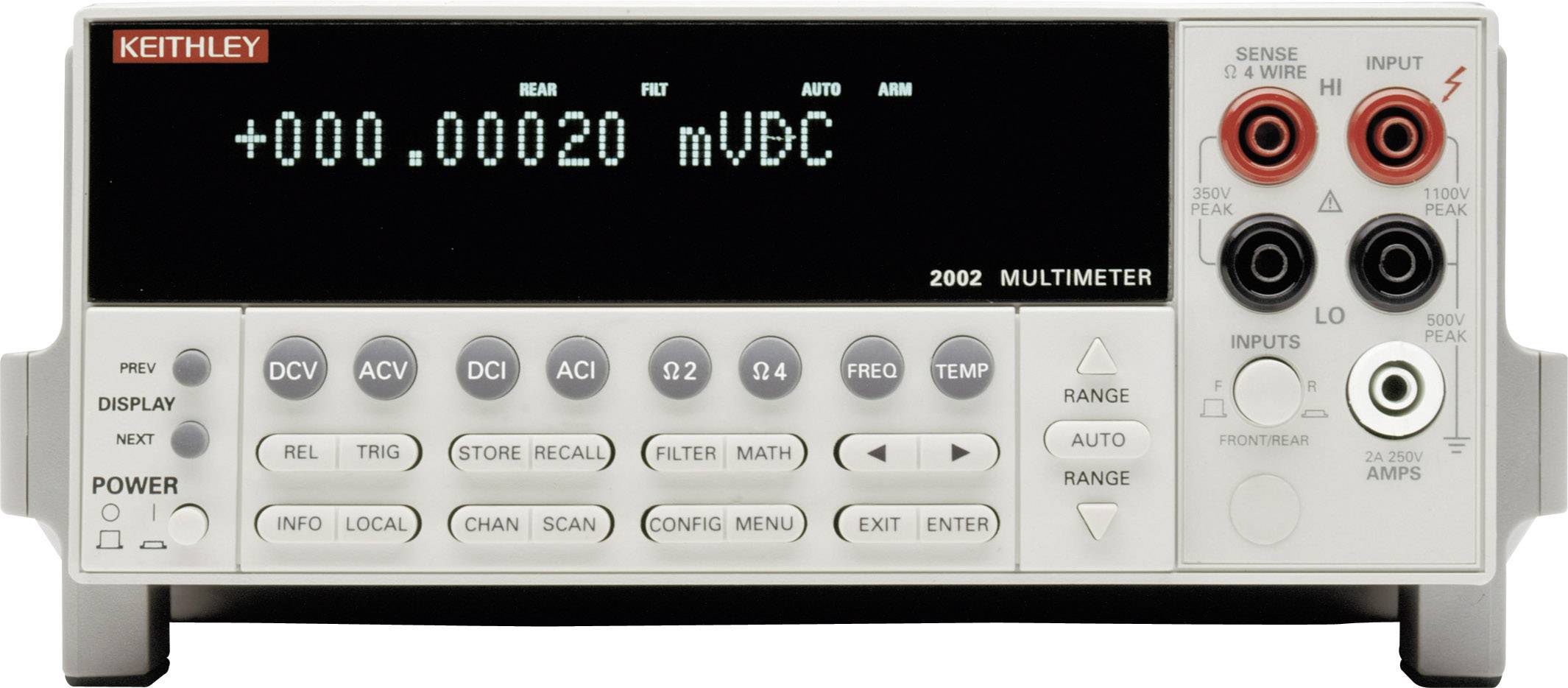 Keithley 2002 Tisch-Multimeter digital Anzeige (Counts): 100000000
