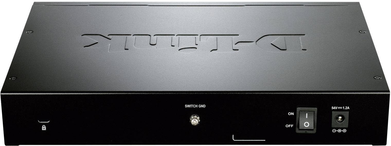 D-Link DGS-1210-08P Netzwerk Switch 8 + 2 Port 1 GBit/s