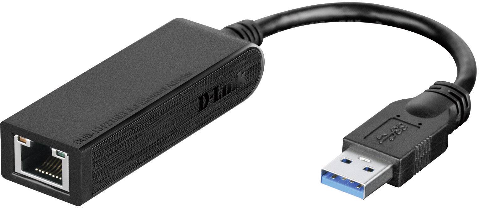 D-Link DUB-1312 Netzwerkadapter 1 GBit/s USB-A (USB 3.2 Gen 1), Gigabit-LAN (1 Gbit/s)