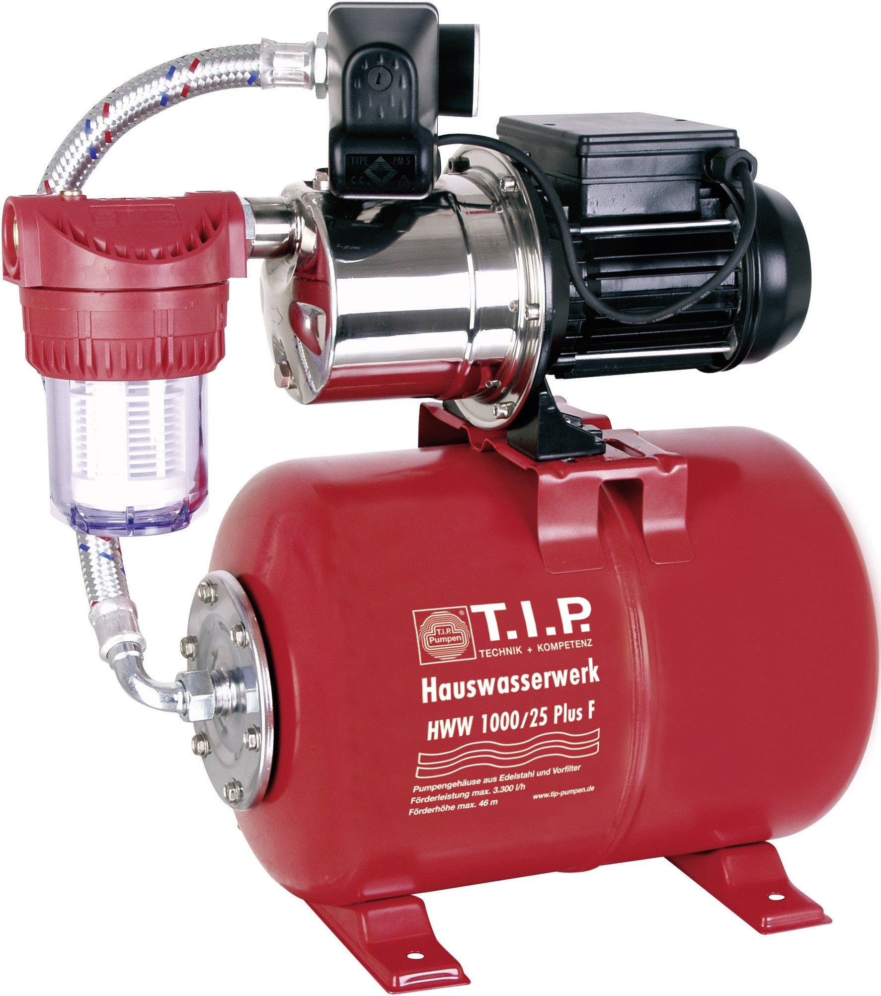 T.I.P. - Technische Industrie Produkte 31144 HWW 1000/25 Plus F Hauswasserwerk 230V 3300 l/h