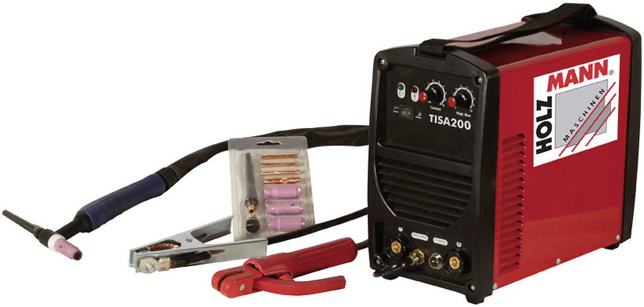 Holzmann Maschinen TISA200 Schweißinverter 5 - 200 A inkl. Zubehör