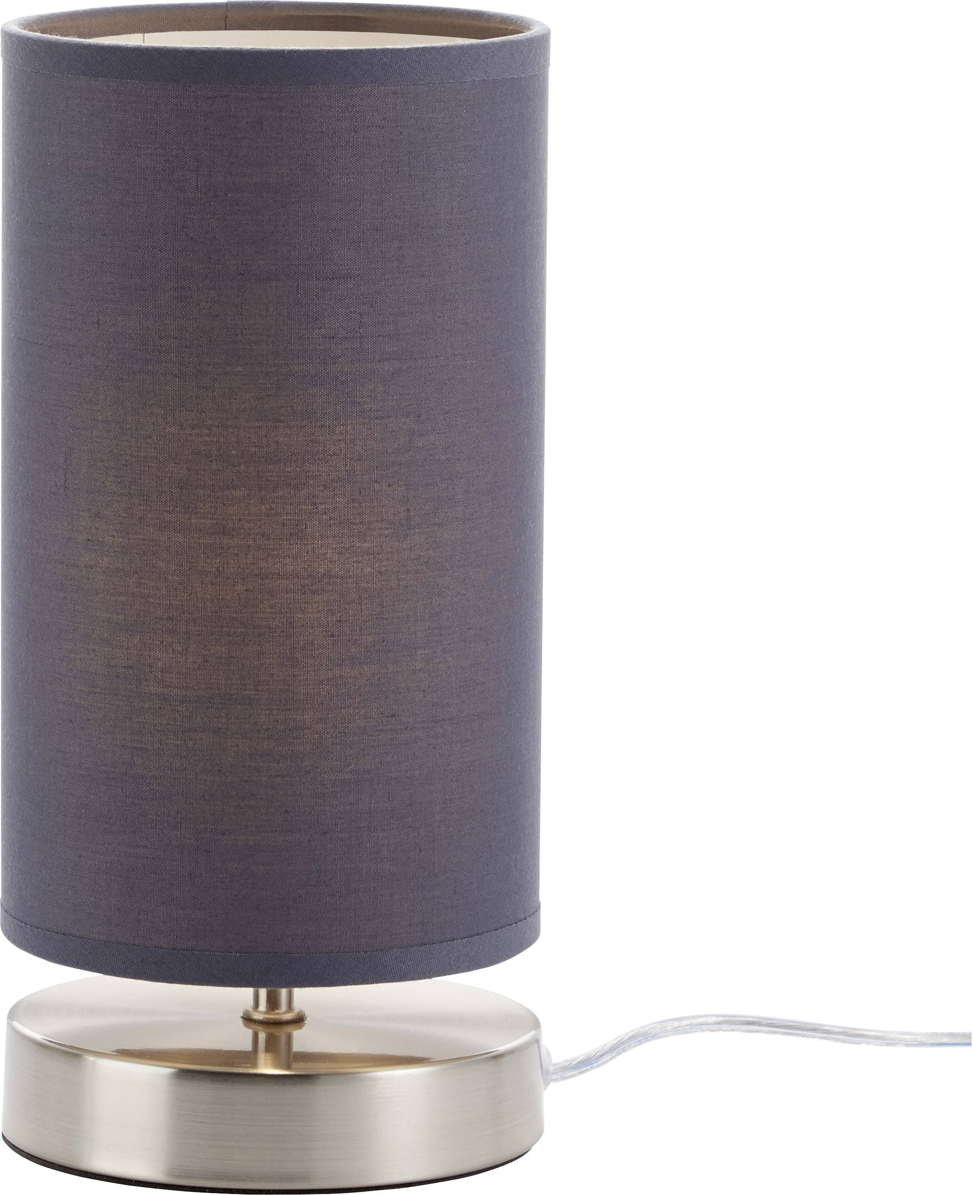 Brilliant Claire 13247/22 Nachttischlampe Energiesparlampe, Halogen E14 40W Grau