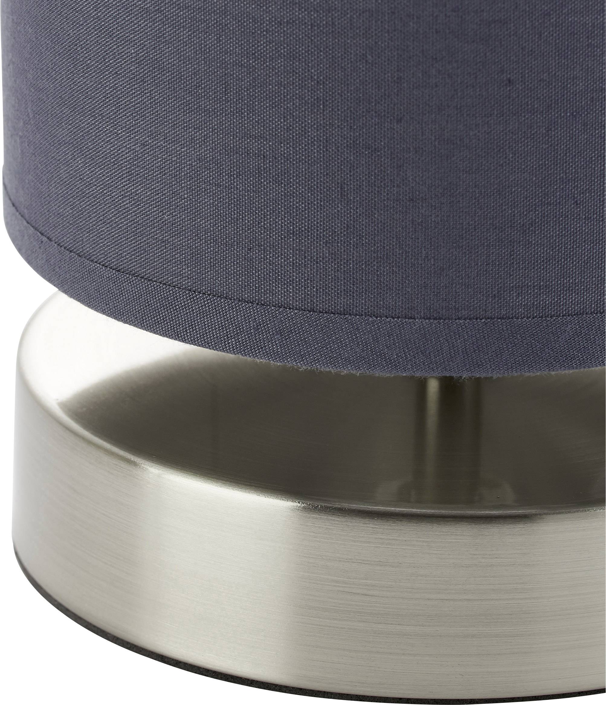 Brilliant Claire 13247/22 Nachttischlampe Energiesparlampe, Halogen E14 40W Grau