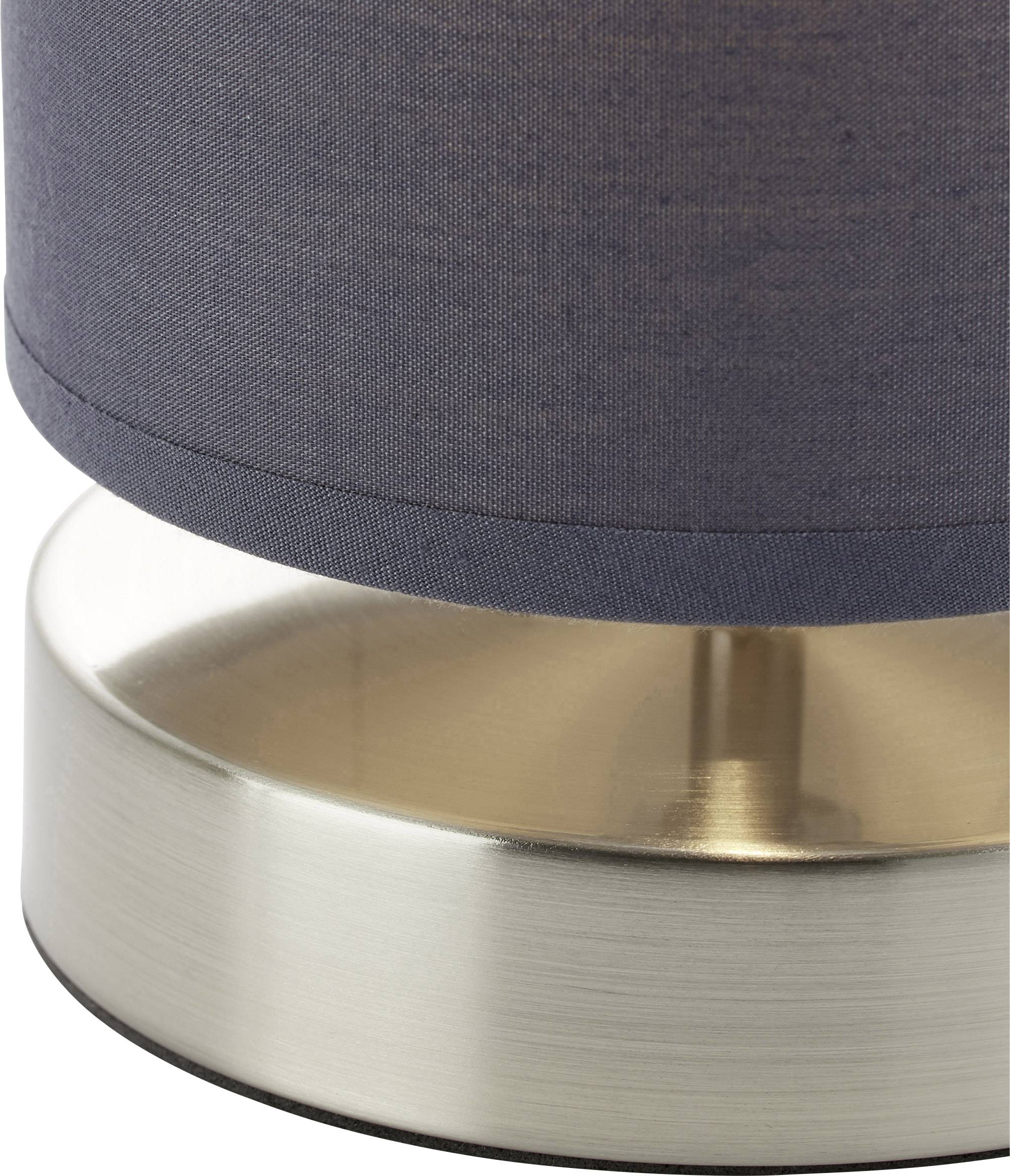 Brilliant Claire 13247/22 Nachttischlampe Energiesparlampe, Halogen E14 40W Grau