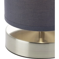 Brilliant Claire 13247/22 Nachttischlampe Energiesparlampe, Halogen E14 40W Grau Brilliant Claire 13247/22 Nachttischlampe Energiesparlampe, Halogen E14 40W Grau