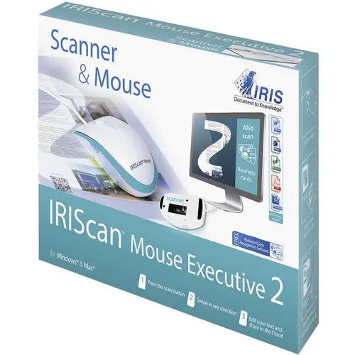 IRIS by Canon IRIScan™ Mouse Executive 2 Maus-Scanner A3 300 x 300 dpi USB IRIS by Canon IRIScan™ Mouse Executive 2 Maus-Scanner A3 300 x 300 dpi USB