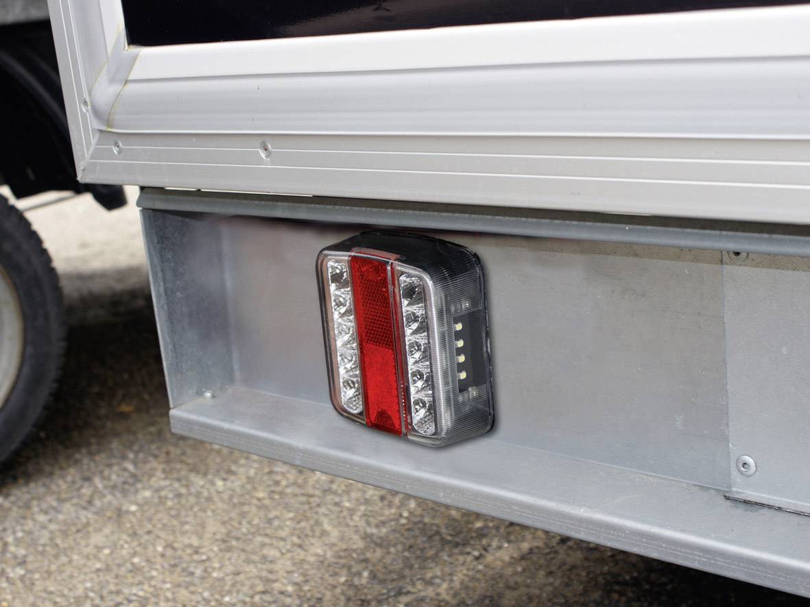 LAS Anhänger-Rückleuchte Blinker, Bremslicht, Rückleuchte, Kennzeichenleuchte links, rechts 12 V R