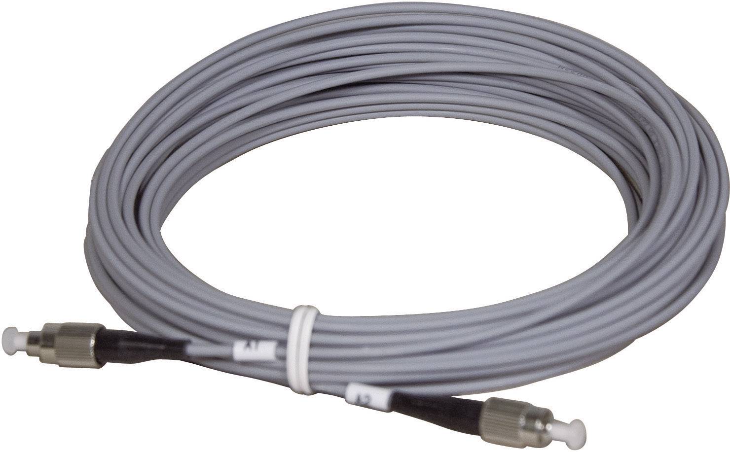 Triax TFC 30 Glasfaser LWL Anschlusskabel 30.00 m Grau [1x FC/PC-Stecker - 1x FC/PC-Stecker] 9/125 µ
