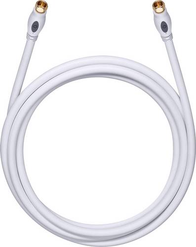 Oehlbach Antennen, SAT Anschlusskabel [1x F-Stecker - 1x F-Stecker] 1.20m 120 dB vergoldete Steckkon