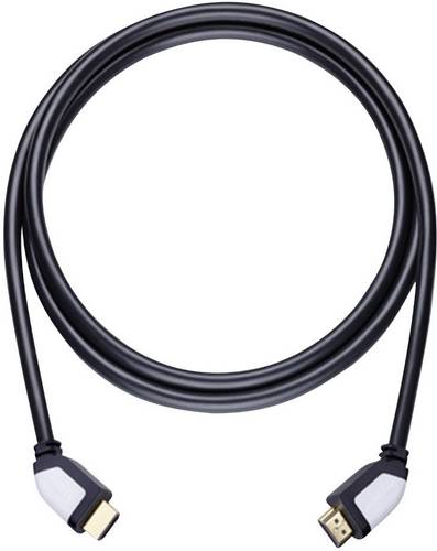 Oehlbach HDMI Anschlusskabel [1x HDMI-Stecker - 1x HDMI-Stecker] 1.70m Schwarz Shape Magic