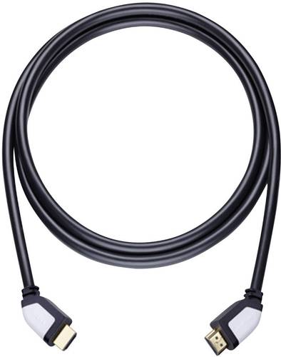 Oehlbach HDMI Anschlusskabel [1x HDMI-Stecker - 1x HDMI-Stecker] 3.20m Schwarz Shape Magic