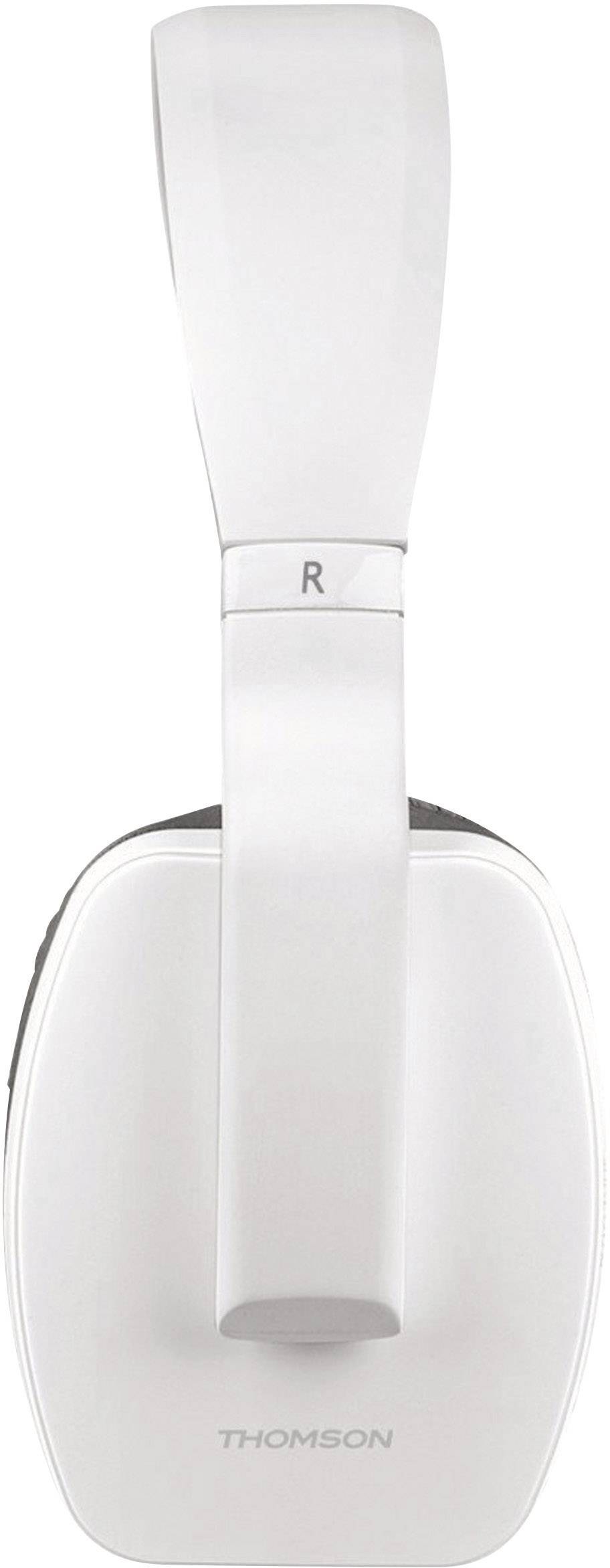Thomson WHP3311W Over Ear Kopfhörer Funk Weiß Lautstärkeregelung
