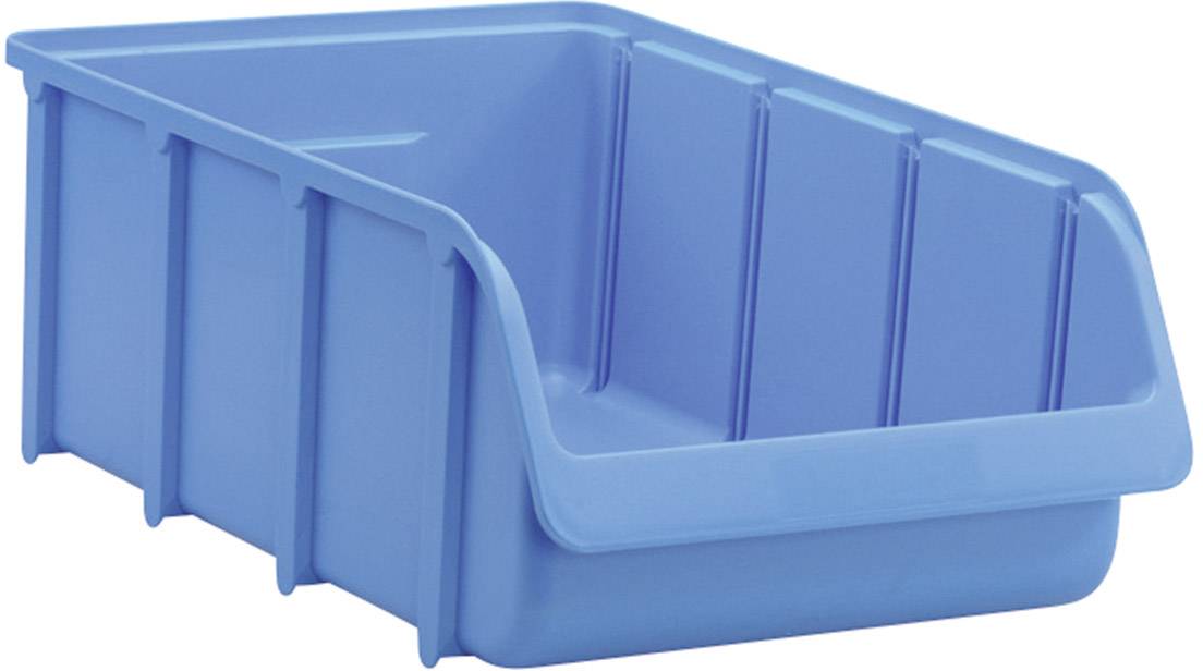 Hünersdorff 675300 Sichtlagerkasten 5 (B x H x T) 312 x 184 x 489 mm Blau 1 St.