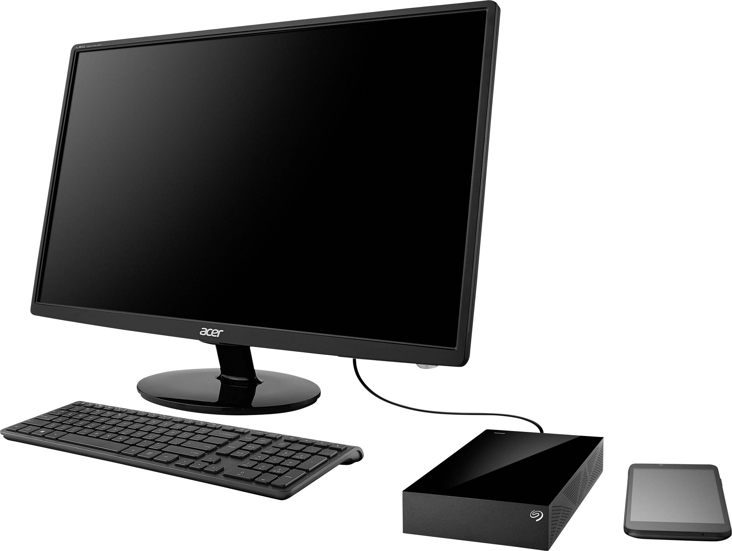 Seagate 6 TB Externe Festplatte 8.9 cm (3.5 Zoll) USB 3.2 Gen 1 (USB 3.0) Schwarz STDT6000200