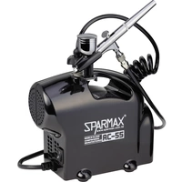 Sparmax SK-55 SK-55 Airbrush-Einsteiger-Set mit Kompressor Double Action Sparmax SK-55 SK-55 Airbrush-Einsteiger-Set mit Kompressor Double Action