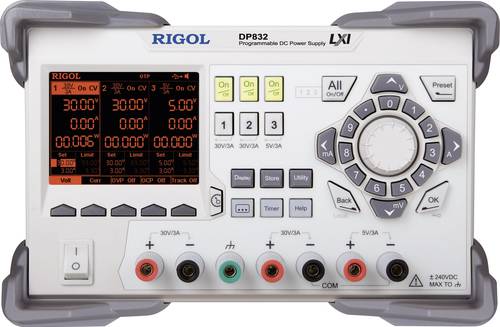 Rigol DP832 Labornetzgerät, einstellbar 0 - 30 V/DC 0 - 3A 195W Anzahl Ausgänge 3 x
