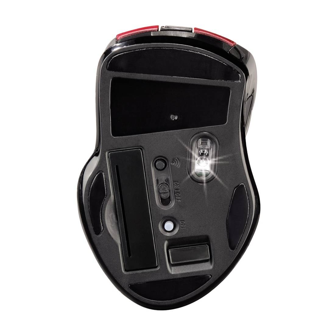 Wireless Laser Mouse "Mirano", Rot/Schwarz