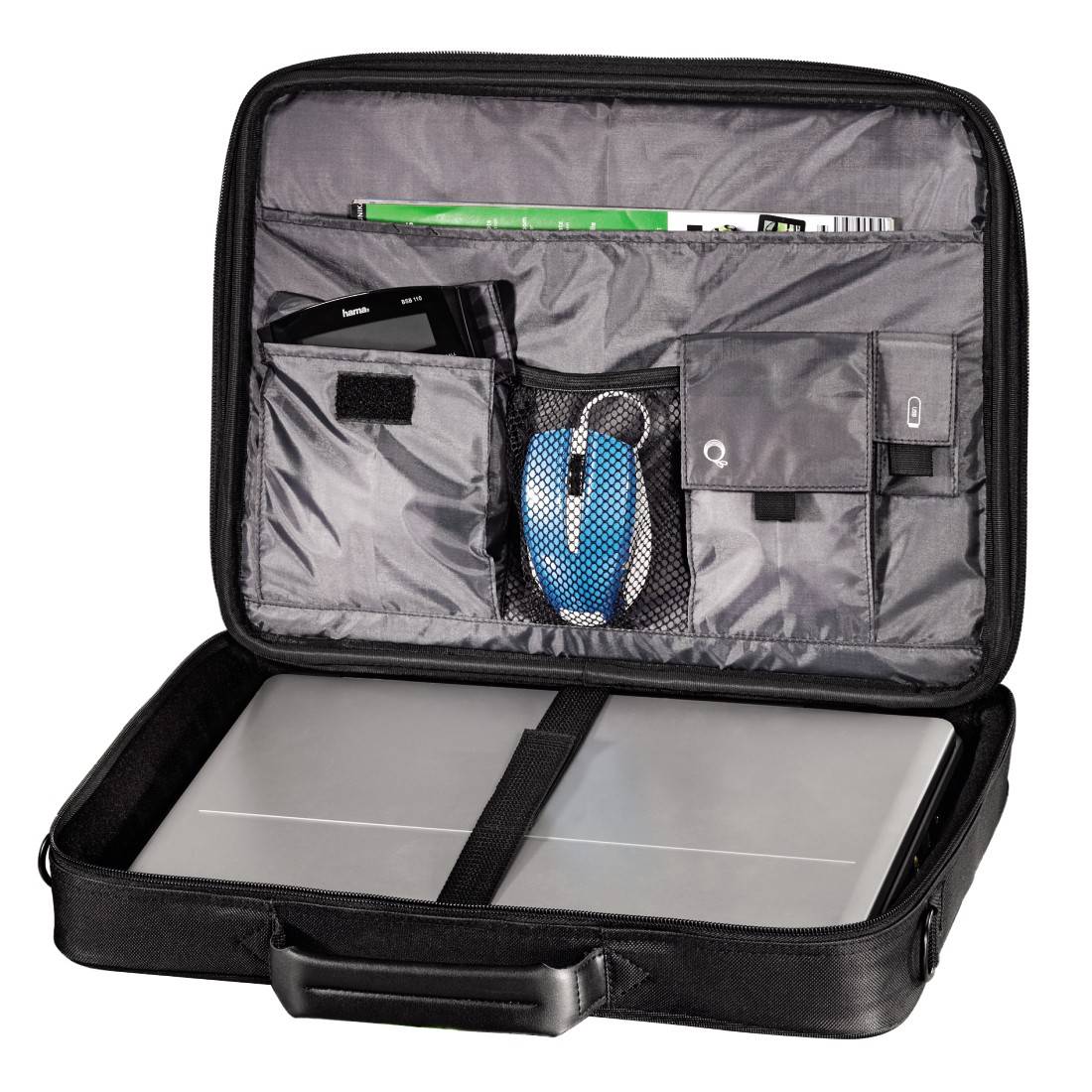 Hama Notebook Tasche Bordeaux 17.3 Passend für maximal: 43,9cm (17,3") Grau, Schwarz