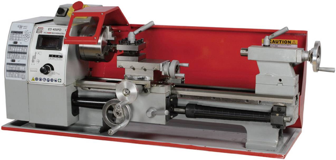 Holzmann Maschinen ED400FD_230V Metall Drehmaschine 450W