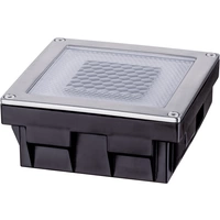 Paulmann 93774 Cube Solar-Einbauleuchte 0.24W Warmweiß Edelstahl, Klar Paulmann 93774 Cube Solar-Einbauleuchte 0.24W Warmweiß Edelstahl, Klar