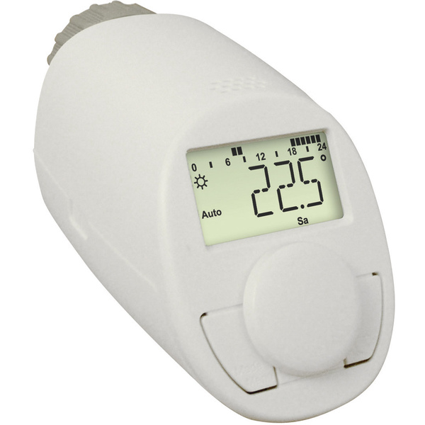 Thermostat de radiateur électronique eqiva CC-RT-N / 132231 N 5 à 29.5 °C