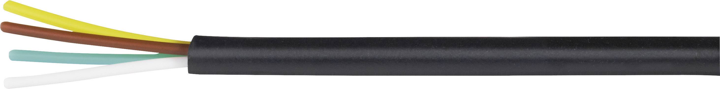 Kash 70I127 Telefonkabel LiYY 4 x 0.04 mm² Schwarz 20 m