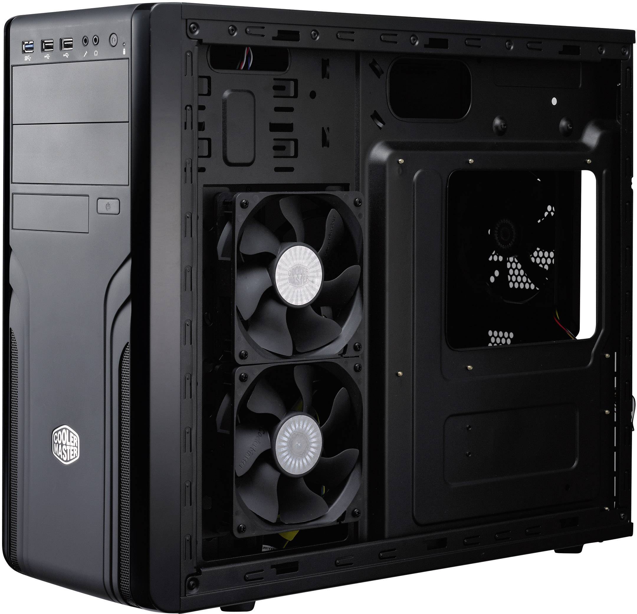 Cooler Master FOR-500-KKN1 Midi-Tower PC-Gehäuse Schwarz