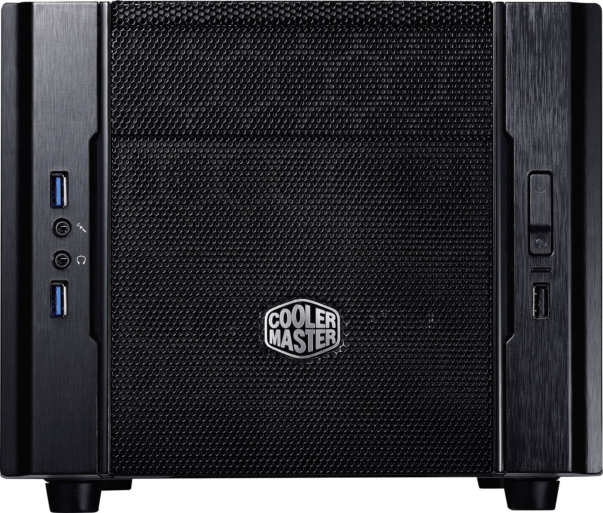 Cooler Master RC-130-KKN1 Mini-Tower PC-Gehäuse Schwarz 2 vorinstallierte Lüfter