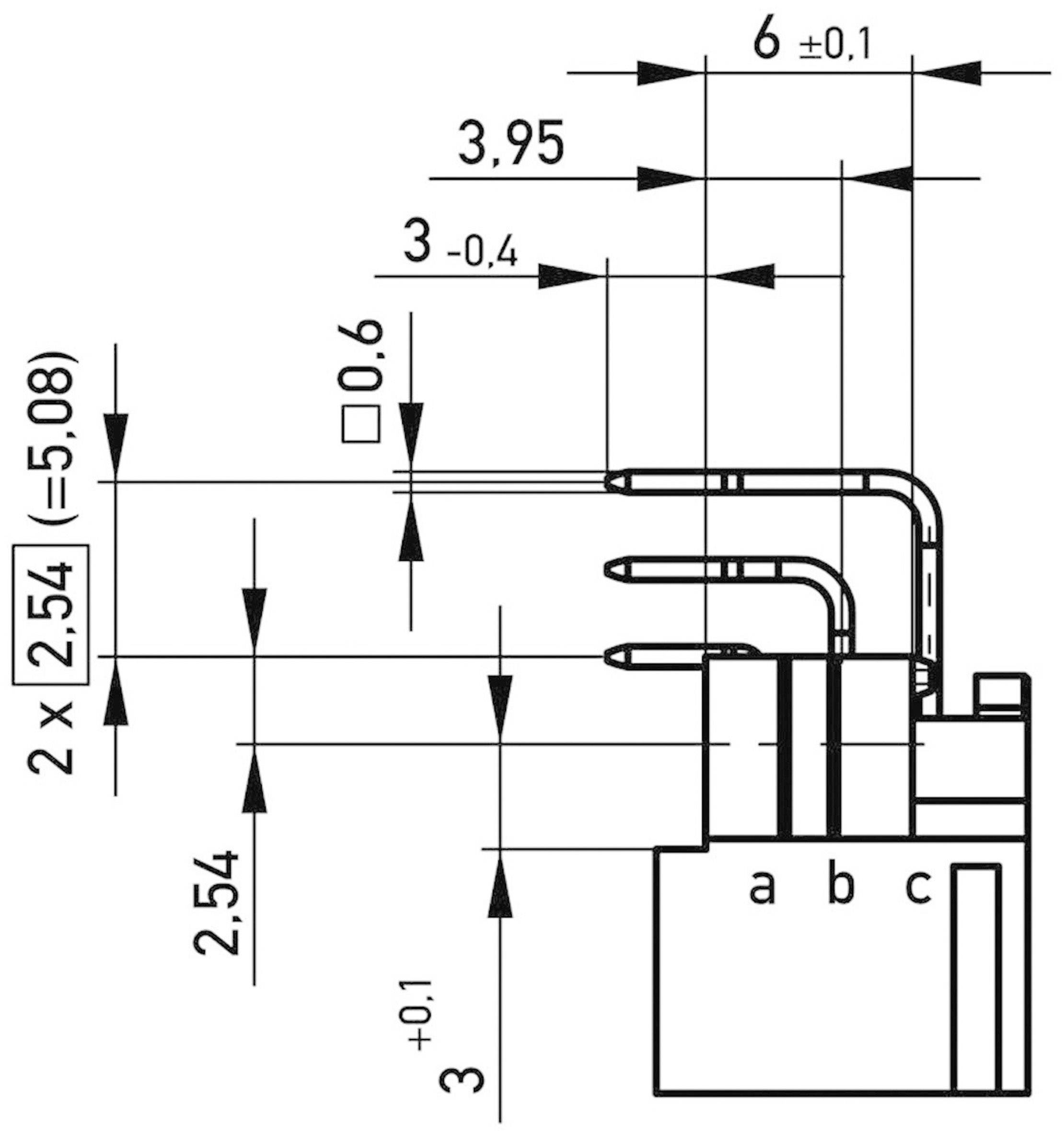 ERNI 384226 Messerleiste Gesamtpolzahl 20 Anzahl Reihen 3