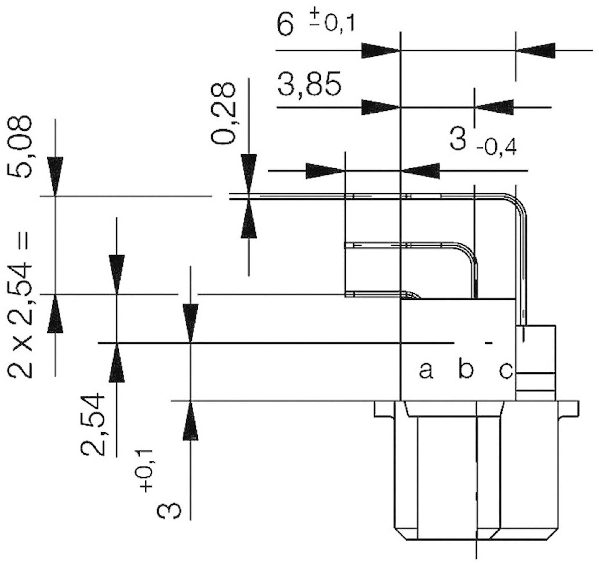 ERNI 284258 Federleiste Gesamtpolzahl 96 Anzahl Reihen 3 1St.