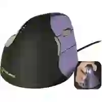 Evoluent Vertical Mouse 4 VM4S Ergonomische Maus USB Optisch Schwarz, Lila 6 Tasten 2800 dpi Ergonomisch Evoluent Vertical Mouse 4 VM4S Ergonomische Maus USB Optisch Schwarz, Lila 6 Tasten 2800 dpi Ergonomisch