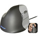 Evoluent Vertical Mouse 4 VM4R Ergonomische Maus USB Optisch Schwarz, Silber 6 Tasten 2800 dpi Ergonomisch