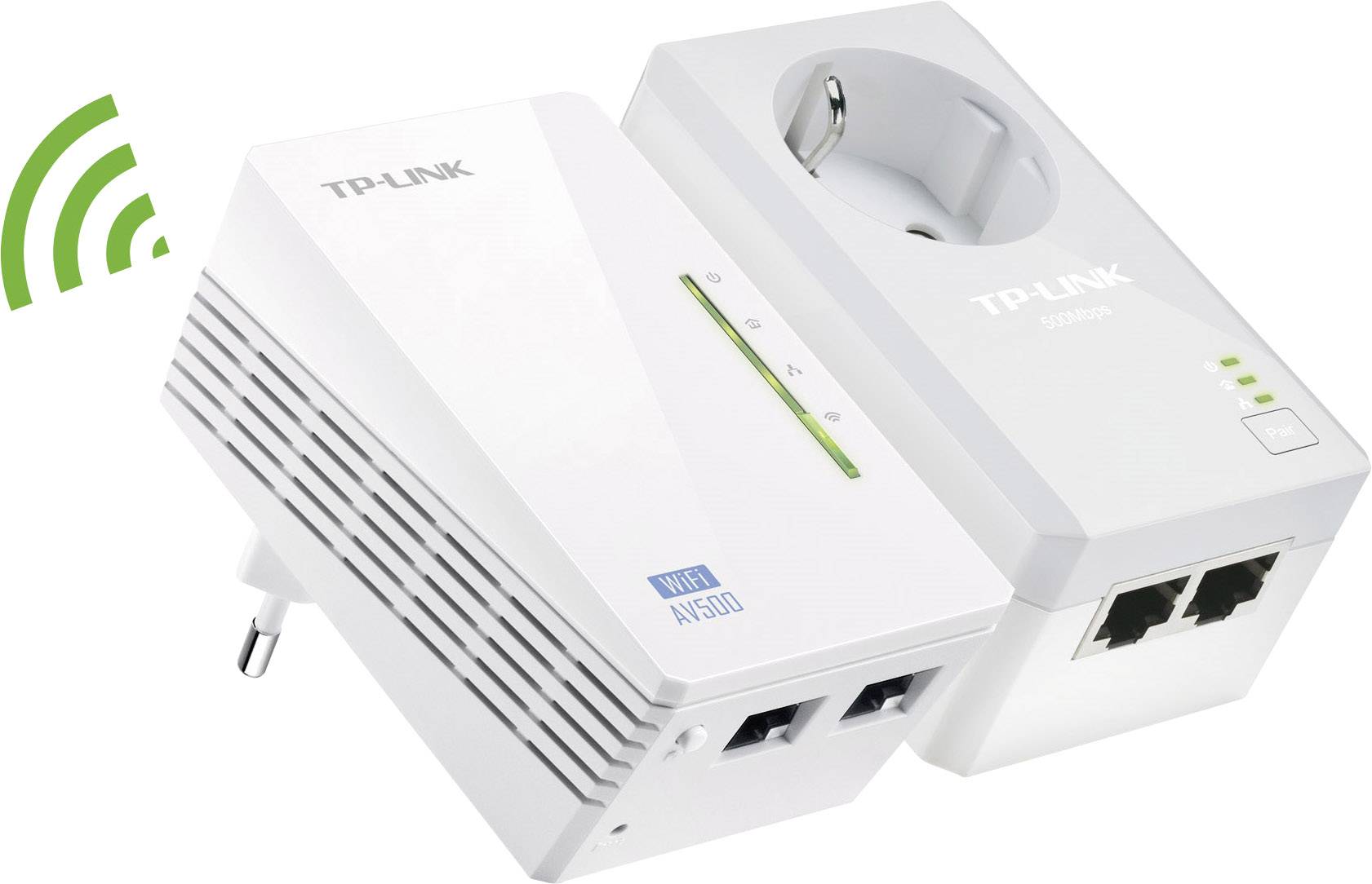 TP-LINK TL-WPA4226KIT Powerline WLAN Starter Kit TL-WPA4226KIT 500 MBit/s