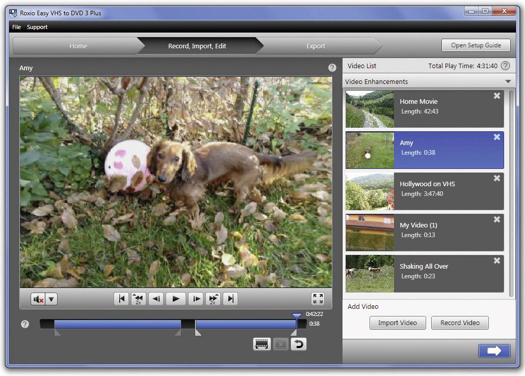 Roxio Easy VHS to DVD 3 Plus Vollversion, 1 Lizenz Windows Videobearbeitung