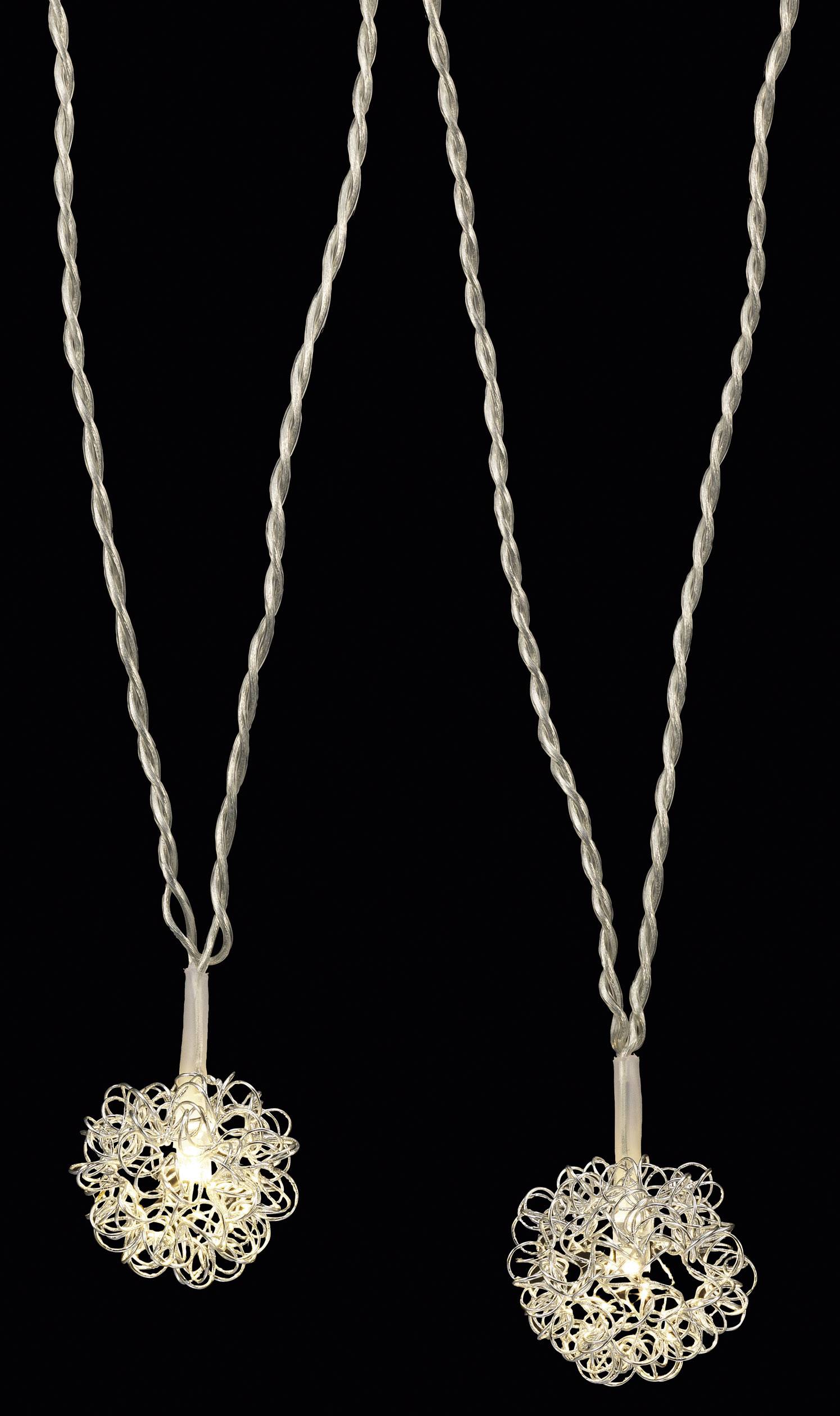 Polarlite LBA-01-005 Motiv-Lichterkette Kugel Innen batteriebetrieben Anzahl Leuchtmittel 16 LED Warmweiß