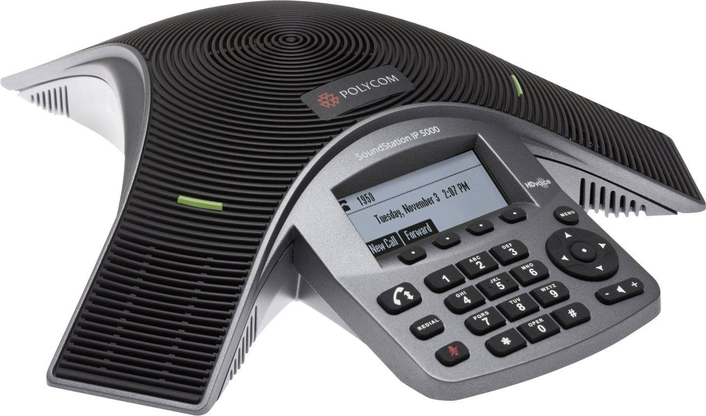 Polycom SoundStation IP 5000 Konferenztelefon VoIP Schwarz, Silber