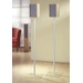 VCM Morgenthaler Sulivo maxi Lautsprecher-Ständer Starr Boden-/Deckenabstand (max.): 107 cm Silber, Glasklar 1 Paar VCM Morgenthaler Sulivo maxi Lautsprecher-Ständer Starr Boden-/Deckenabstand (max.): 107 cm Silber, Glasklar 1 Paar