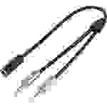 SpeaKa Professional SP-7870576 Klinke Audio Y-Adapter [2x Klinkenstecker 3.5 mm - 1x Klinkenbuchse
