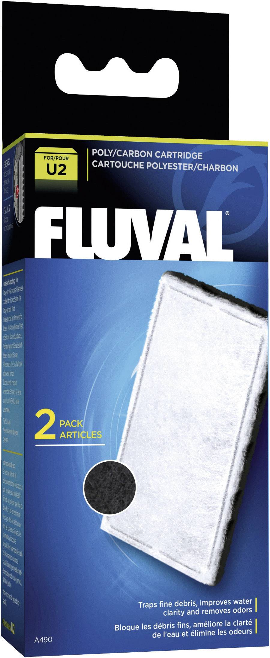 Fluval A490 U2 Aquarium-Ersatz-Aktivkohle-Filtereinsatz