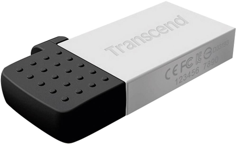 Transcend JetFlash® 380S USB-Zusatzspeicher Smartphone/Tablet Silber-Schwarz 32 GB USB-A (USB 2.0)