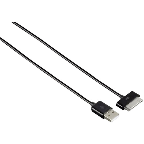 Hama USB 2.0 Anschlusskabel [1x USB 2.0 Stecker A - 1x Samsung Stecker] 1.20m Schwarz