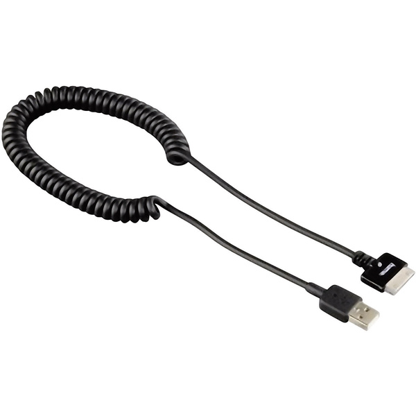 Hama iPad/iPhone/iPod Datenkabel/Ladekabel [1x USB 2.0 Stecker A - 1x Apple Dock-Stecker 30pol.] 1.20 m Schwarz