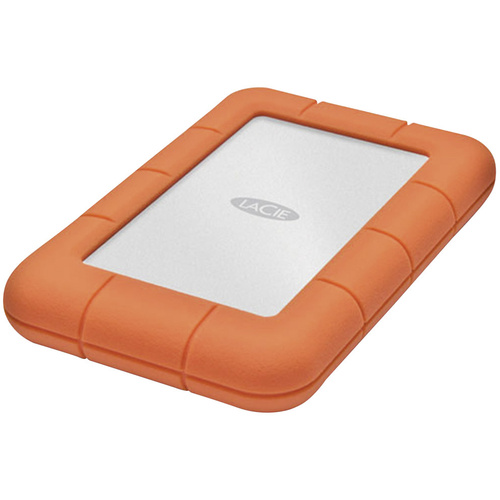 LaCie Rugged Mini 5 TB Externe Festplatte 6.35 cm (2.5 Zoll) USB 3.2 Gen 1 (USB 3.0) Silber, Orange
