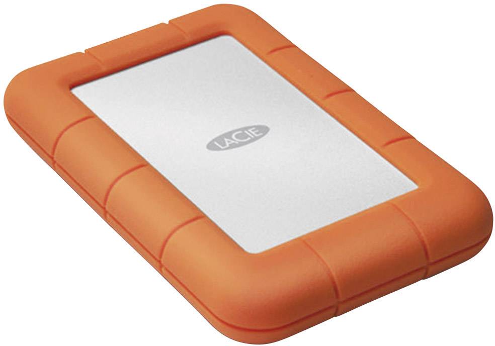 LaCie Rugged Mini 4TB Externe Festplatte 6.35cm (2.5 Zoll) USB-A (USB 3.2 Gen 1) Silber, Orange 9000633
