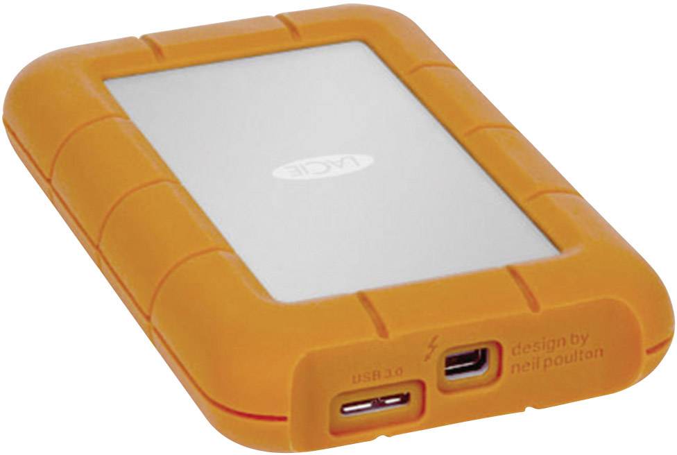 LaCie Rugged Thunderbolt Externe Festplatte 6.35cm (2.5 Zoll) 1TB Silber, Orange USB 3.0