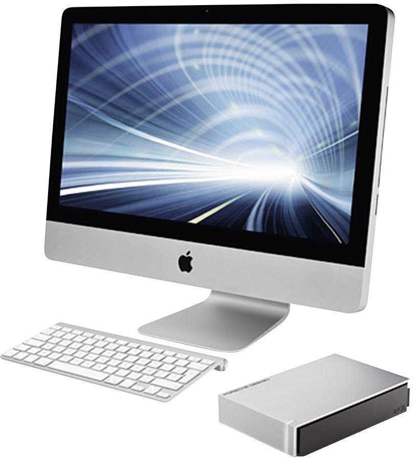LaCie 4 TB Externe Festplatte 8.9 cm (3.5 Zoll) USB-A (USB 3.2 Gen 1) Hellgrau STEW4000400