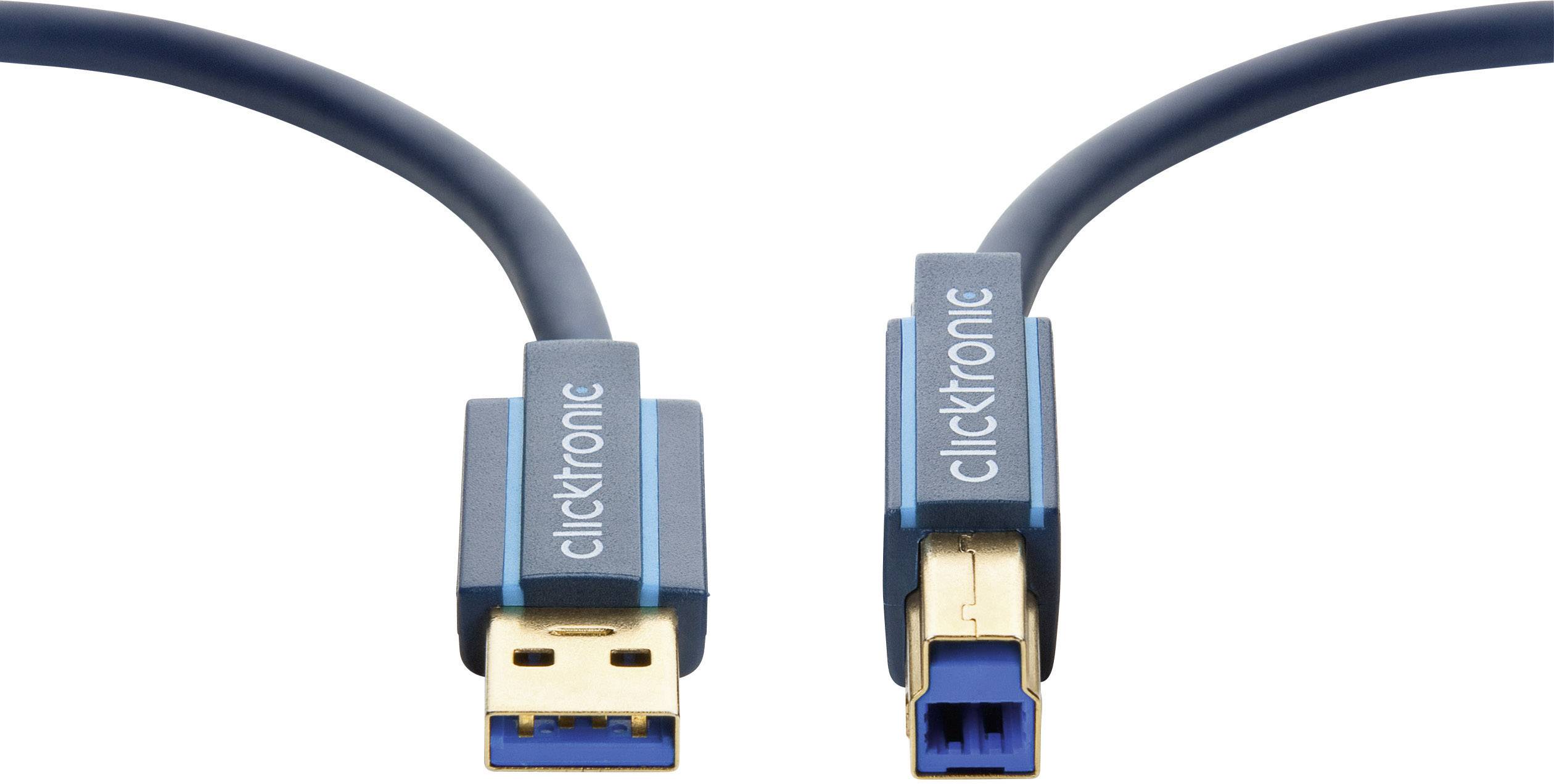 Clicktronic USB-Kabel,High Speed 70092